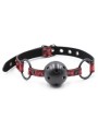 Bâillon-boule en cuir vegan respirant Diamond