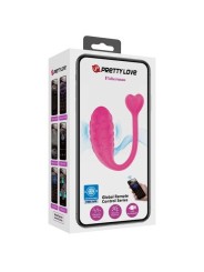 PrettyLove Fisherman Oeuf vibrant rose control App