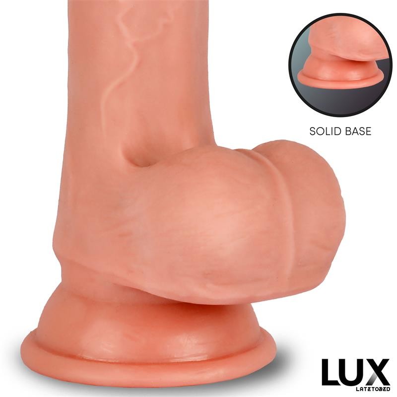 Lux Brant gode triple densité avec testicules 7.6"-19.5cm