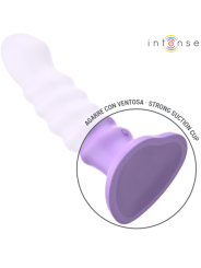 Intense - Vibrateur Brenda, taille M, design spirale, 10 vibrations, violet, télécommande