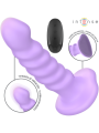 Intense - Vibrateur Brenda, taille M, design spirale, 10 vibrations, violet, télécommande