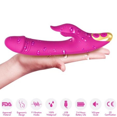 Armony - Stimulateur clitoridien et point G Amant, violet