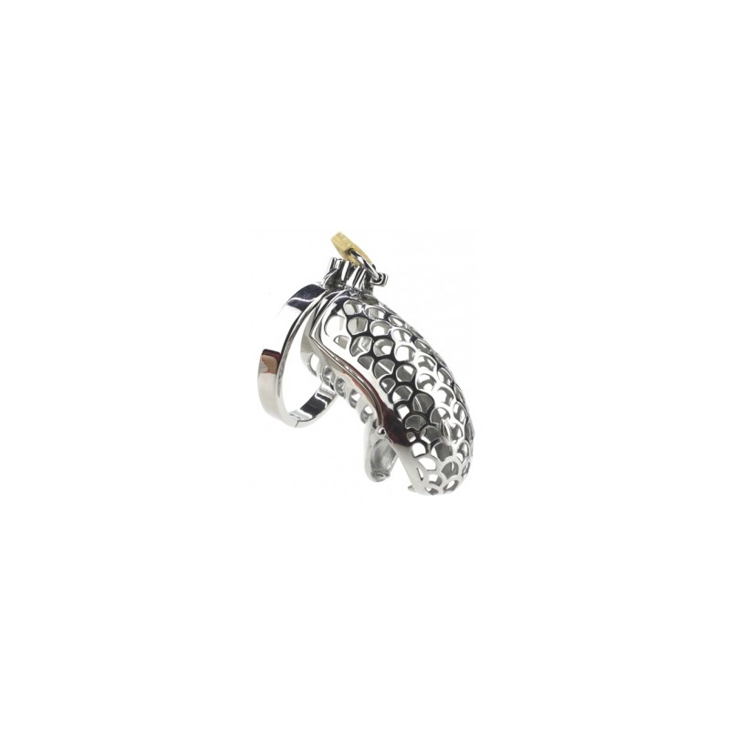 Cage de chasteté Snake Head 7.5 x 3.2 cm (Diamètre : 44 mm)