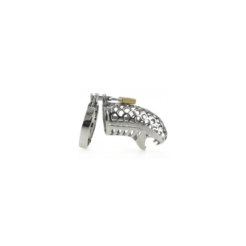 Cage de chasteté Snake Head 7.5 x 3.2 cm (Diamètre : 44 mm)