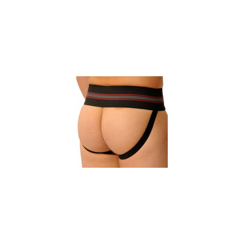 Jockstrap Fist Large Bande Noir (Taille : M)