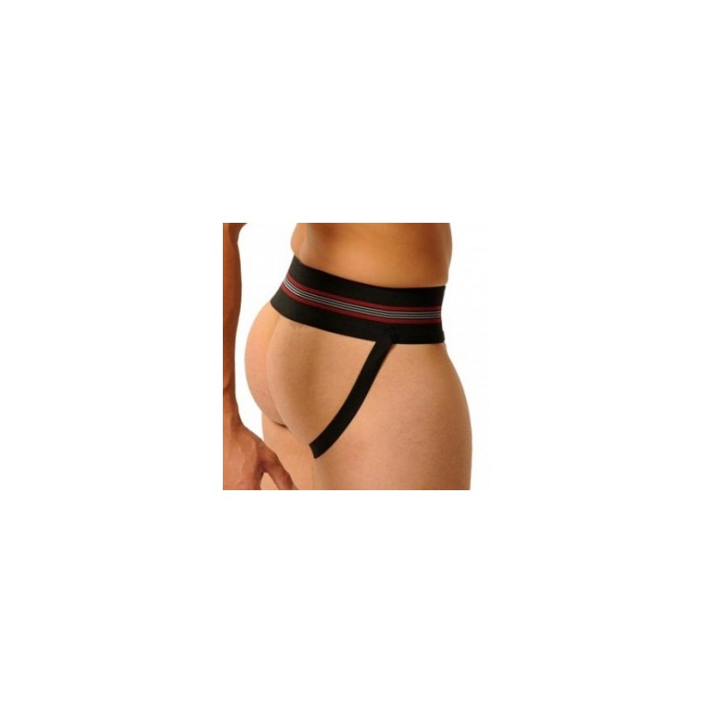 Jockstrap Fist Large Bande Noir (Taille : M)