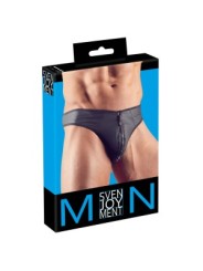 String Zip Fetish Noir (Taille : M)