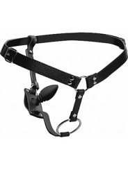 Harnais M + plug & cockring