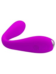 Vibromasseur USB flexible Yedda, silicone violet