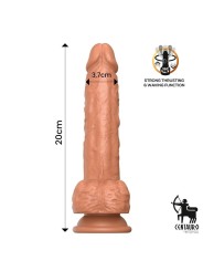 Gode Octavius ​​vibrant va-et-vient 360° 20 cm (7,8")