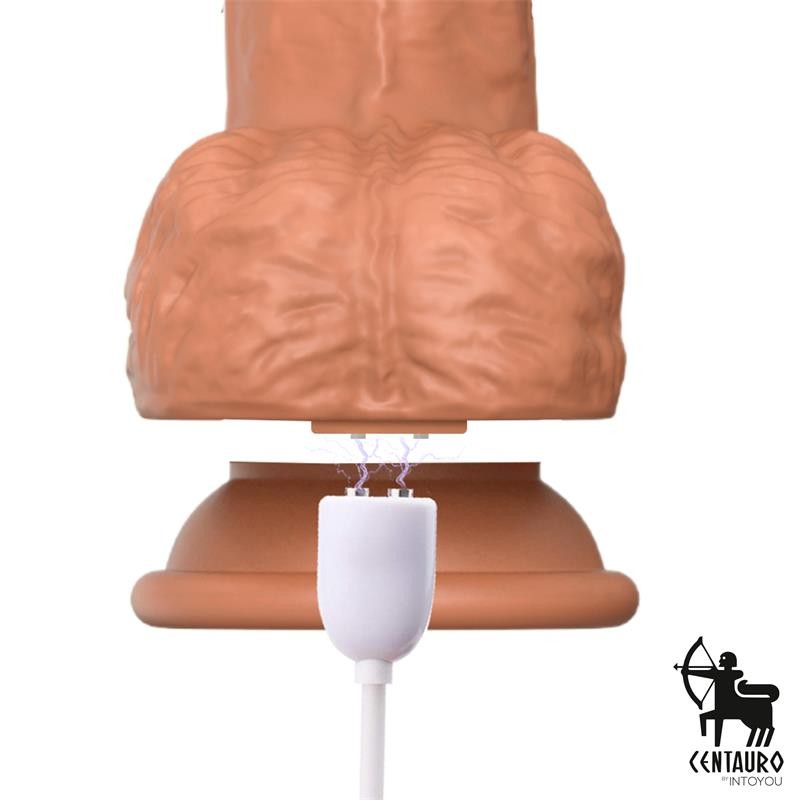 Gode Octavius ​​vibrant va-et-vient 360° 20 cm (7,8")