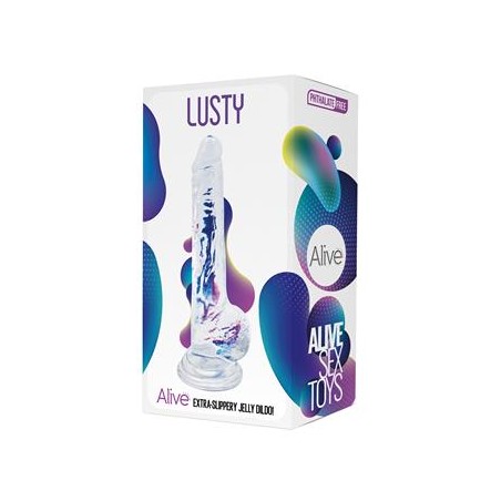 Gode Jell Lusty 18cm