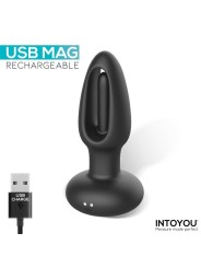 Plug vibrant Sasha avec langue mobile et télécommande