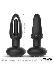 Plug vibrant Sasha avec langue mobile et télécommande