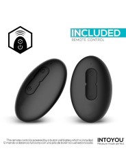 Plug vibrant Sasha avec langue mobile et télécommande