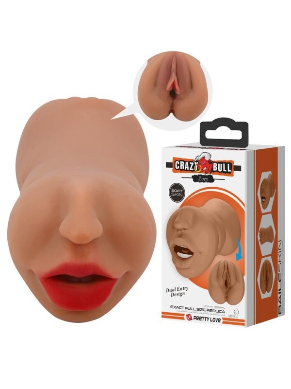 Masturbateur vagin bouche Zoey