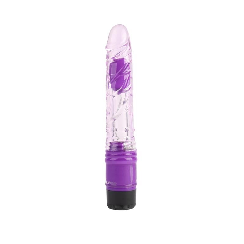 Vibromasseur multi-vitesses, 22 cm, violet