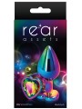 Bijou anal Heart Rainbow M 7 x 3.5cm