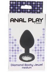 Plug Bijou Diamond Booty M 7 x 3.5 cm