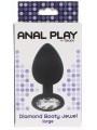 Plug Bijou Diamond Booty L 9 x 4 cm