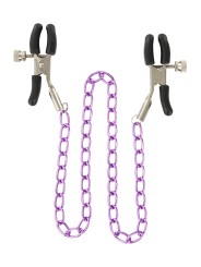 Pinces pour tétons Nipple Chain Purple