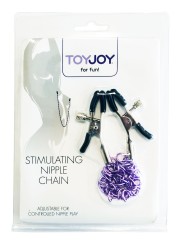 Pinces pour tétons Nipple Chain Purple