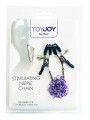 Pinces pour tétons Nipple Chain Purple