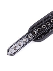 Collier Sapphire cuir végan avec sangle