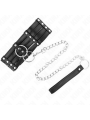 Collier de soumission réglable avec chaine, 65 cm, 35-51 cm x 7 cm
