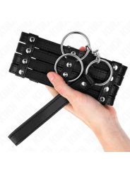 Collier de soumission réglable avec chaine, 65 cm, 35-51 cm x 7 cm