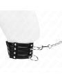 Collier de soumission réglable avec chaine, 65 cm, 35-51 cm x 7 cm