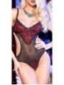 Body Tahama Noir-Rouge (Taille : L)