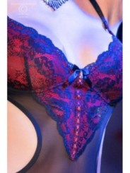 Body Tahama Noir-Rouge (Taille : L)