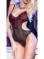 Body Tahama Noir-Rouge (Taille : L)