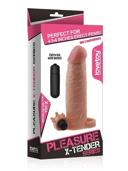 Gaine de pénis X-TENDER N°1 17 x 4.5 cm