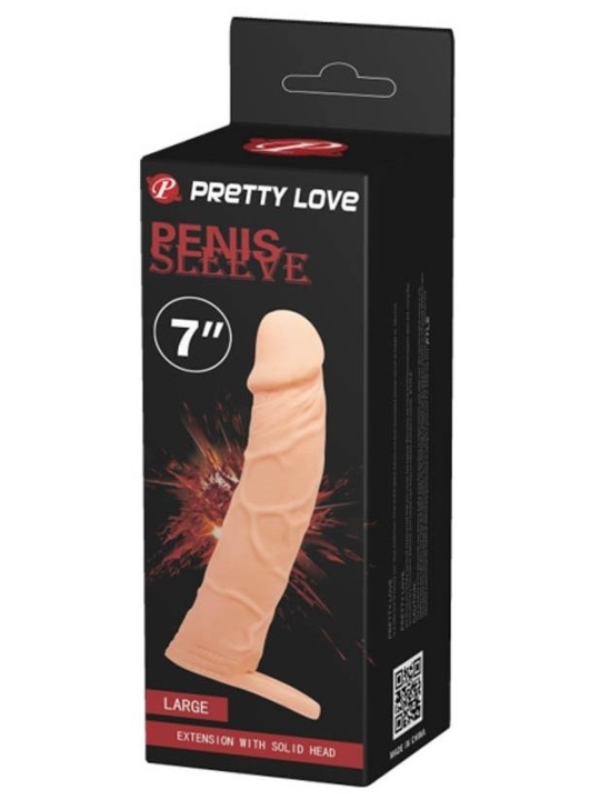 Gaine de pénis Extend Sleeve Pretty Love 17 x 3.5cm