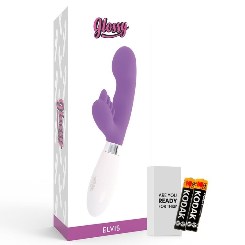 Vibro rabbit Elvis lila - Glossy