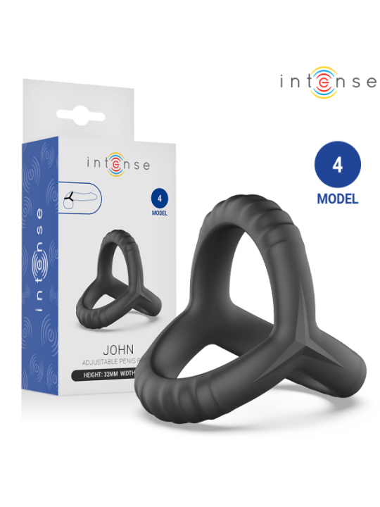 Intense - Anneau triple ajustable John, modèle 4