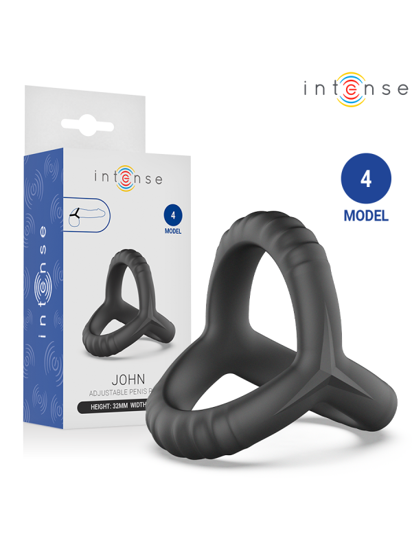 Intense - Anneau triple ajustable John, modèle 4