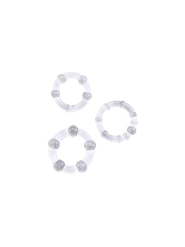 Anneau pénis perlé T