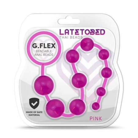 chaine de boules thai flexibles G.Flex  Rose