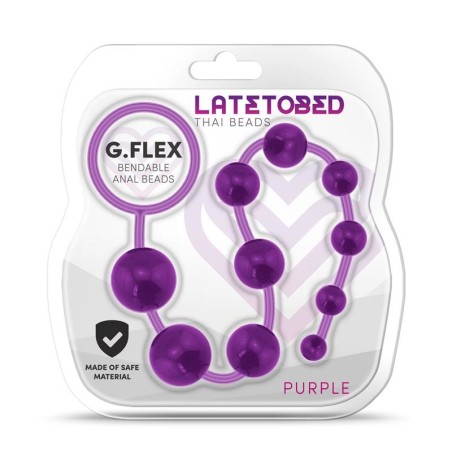 chaine de boules thai flexibles G.Flex  Violet