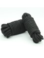 Corde de bondage en coton  5 mètres  Noir