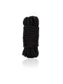 Corde de bondage en coton  5 mètres  Noir