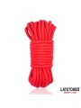 Corde de bondage en coton  5 mètres  Rouge