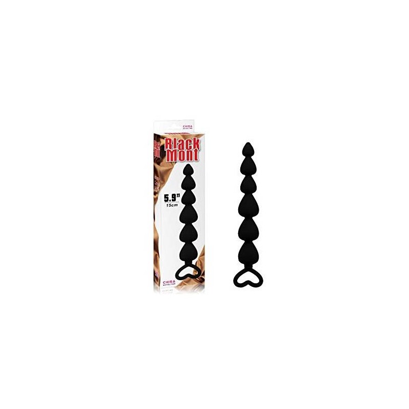 Chaine boules anales bead 19 noir