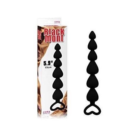 Chaine boules anales bead 19 noir