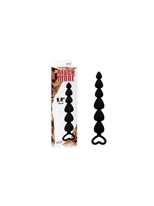 Chaine boules anales bead 19 noir