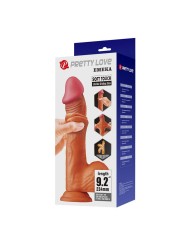 Godemichet réaliste avec peau rétractable  9,2 pouces