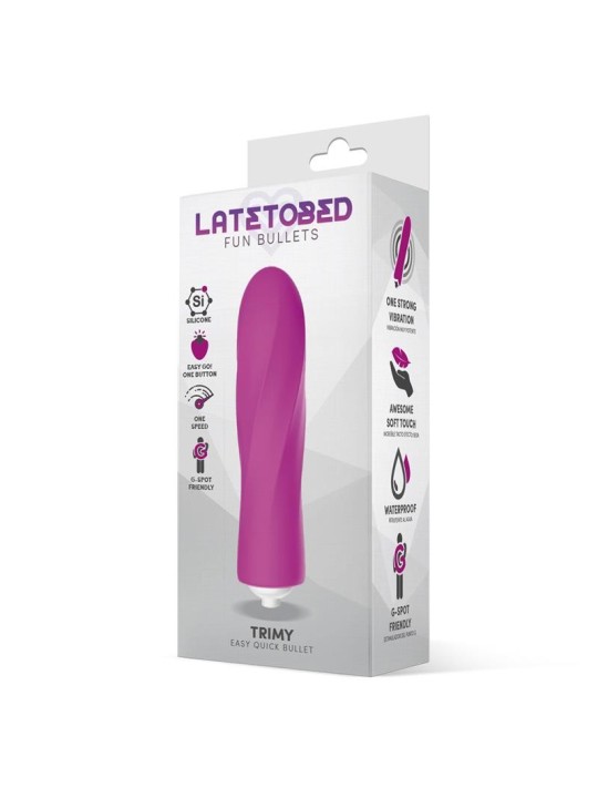 Vibromasseur - bullet » Trimy Easy Quick  Silicone  Rose